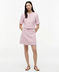 Tommy Hilfiger Women's Crewneck Tweed Lady Jacket
