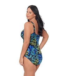 Miraclesuit Plus V-Neck One-Piece Swimsuit