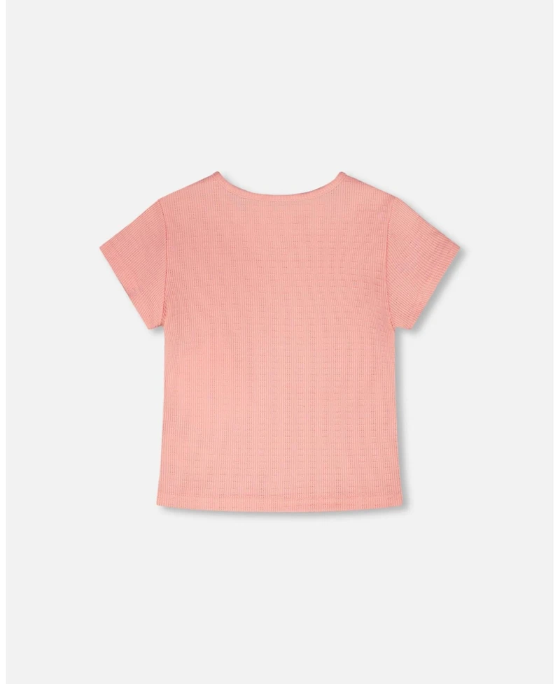 Deux par Toddler Girls Crinkle Jersey T Shirt