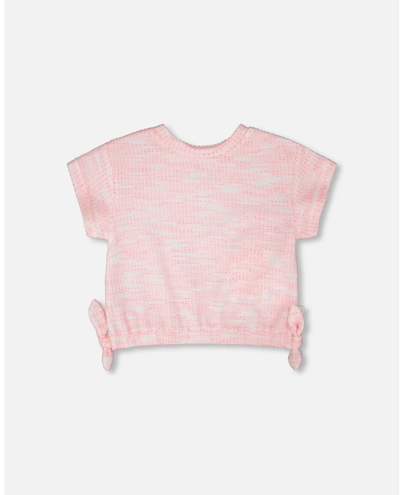 Deux par Big Girls Jacquard Knit T-Shirt