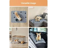 Cozito 2-Pack Washable Dog Pads, 48" x 36", 4-Layer Absorbent Waterproof Tpu, Non-Slip Backing