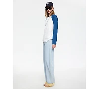 Lioness Women's Crew Neck Baseball T-Shirt