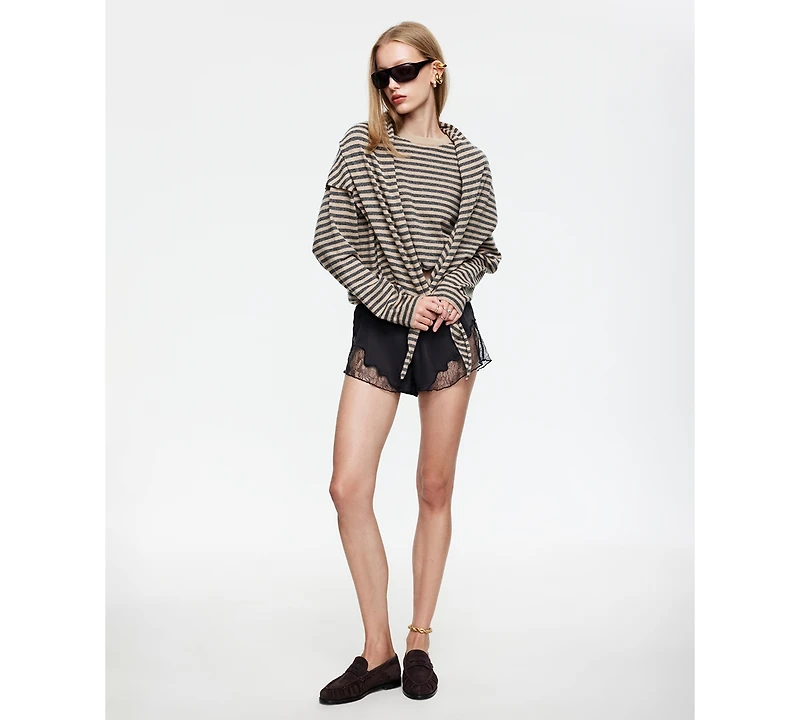 Lioness Women's Striped Long-Sleeve Top