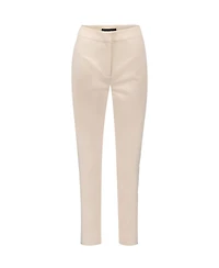 Ivonne Women's Straight Cut Tailored Capri Trousers