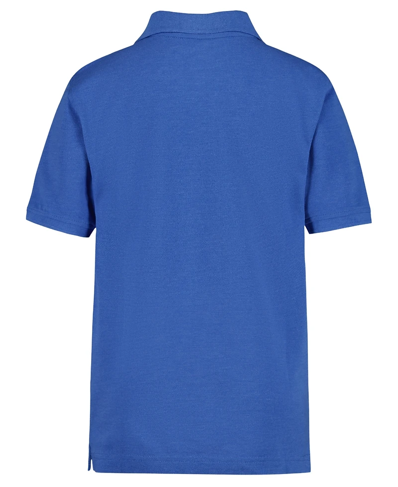 Nautica Boys' 8-20 Anchor Solid Button-Front Polo Shirt