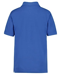 Nautica Boys' 8-20 Anchor Solid Button-Front Polo Shirt