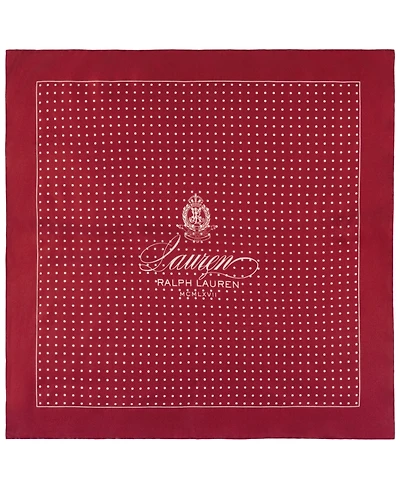 Lauren Ralph Lauren Logo Small Square Cruise Square Scarf