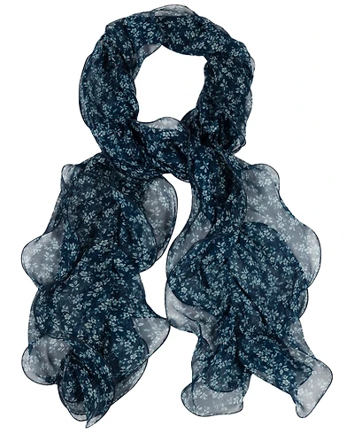 Lauren Ralph Lauren Spring Ditsy Double Ruffle Scarf