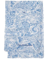 Lauren Ralph Lauren Summer Paisley Crinkled Oversized Oblong Scarf