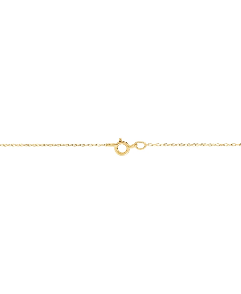 Macy's Heart Pendant Necklace in 14k Yellow Gold