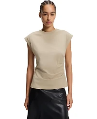 Boss by Hugo Women's Mercerized-Cotton Slim-Fit T-Shirt