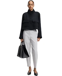 Boss by Hugo Women's Wrinkle-Resistant Crepe Modern-Fit Blazer