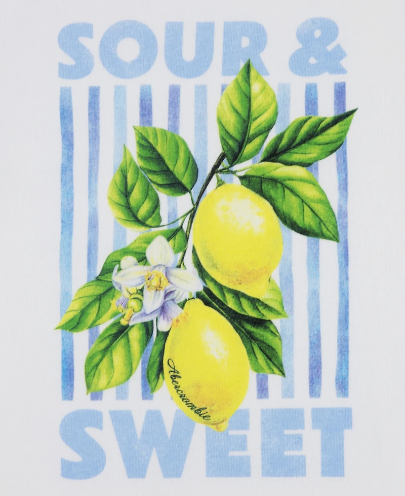 abercrombie kids Girls' Sour & Sweet Classic Crewneck T-Shirt