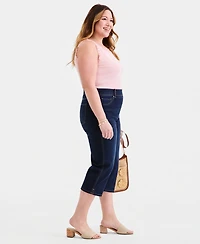 Style & Co Plus High-Rise Shaping Capri Pants, Macy's Exclusive