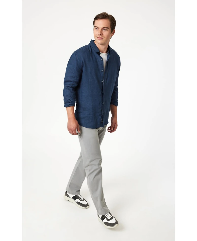 Mavi Jeans Men's Matt Relaxed Straight Leg Stormy Casual Twill
