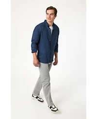 Mavi Jeans Men's Matt Relaxed Straight Leg Stormy Casual Twill
