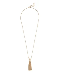 Robert Lee Morris Soho Gold Fringe Tassel Pendant Necklace