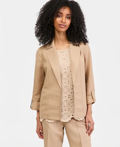 Kasper Petite Notch Collar Jacket