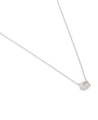 Coach Faux Stone Pave Signature C Necklace