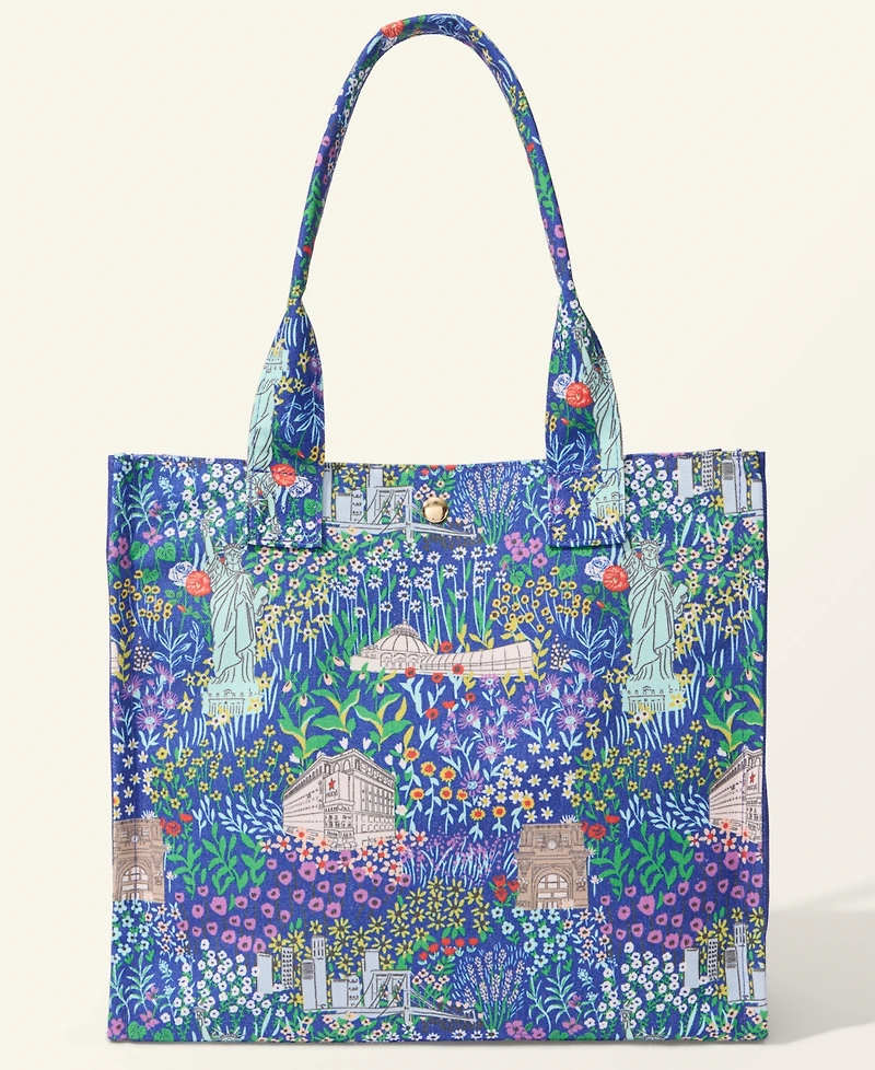Macy's Flower Show Scenic Print Tote Bag, Macy's Exclusive