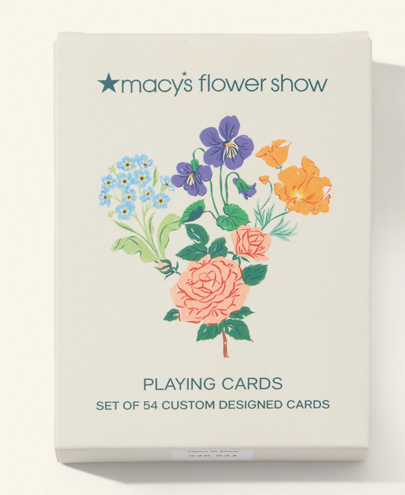Macy's Flower Show Playing Cards, Macy's Exclusive