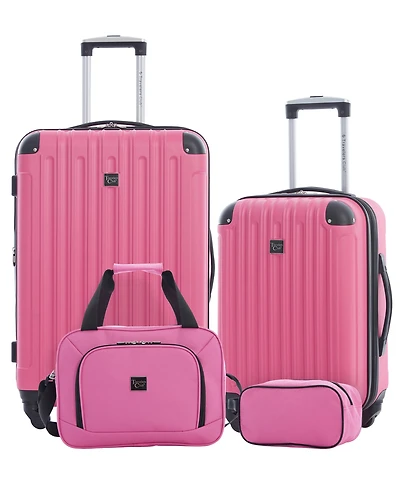 Travelers Club Midtown 4-Pc. Hardside Luggage Set