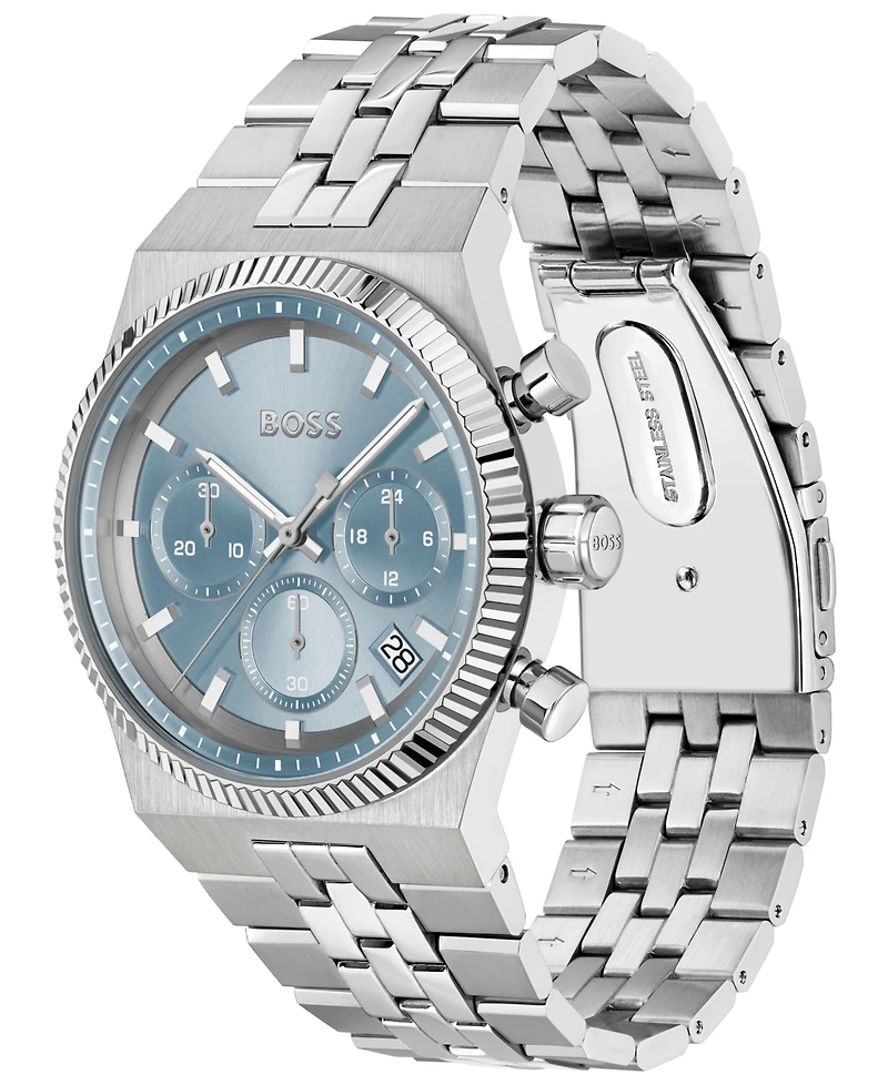 Hugo Boss Men's Candor Prime Quartz Chrono Stainless Steel Watch