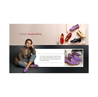 London Rag Mogul Penny Strap Detail Womens Loafer