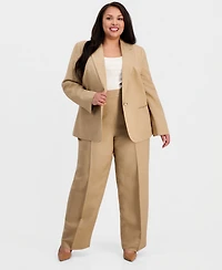 Kasper Plus Notch Collar Jacket