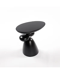 Boyel Living Modern Minimalist Fiberglass End Table for Room and Bedroom Decor