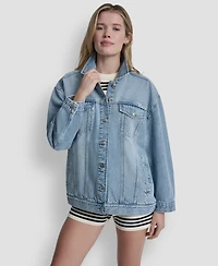 Dkny Jeans Women's Denim Trucker Jacket