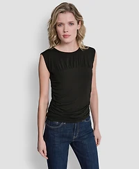 Dkny Jeans Women's Crewneck Sleeveless Top