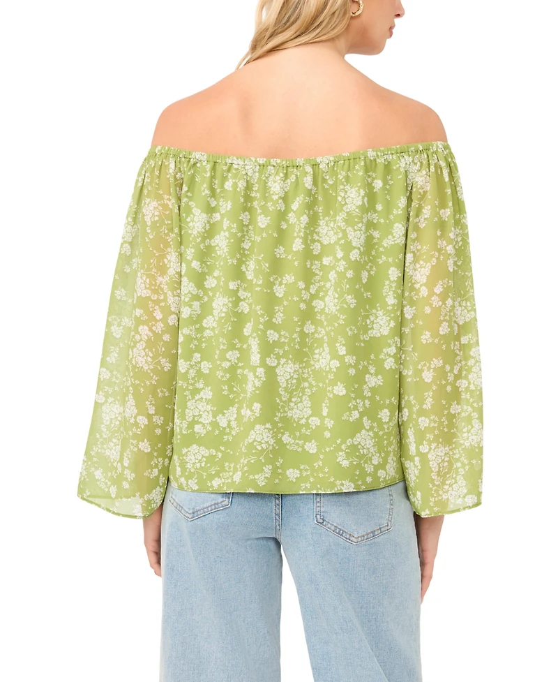 1.state Women's Off The Shoulder Long-Sleeve Top