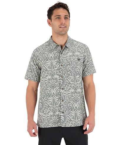 Hurley Men's Relaxed-Fit Point Collared Shirt