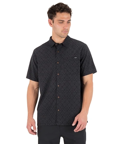 Hurley Men's Relaxed-Fit Point Collared Shirt