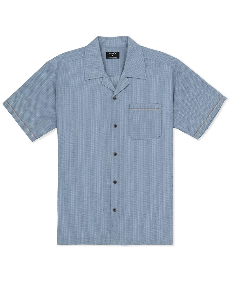 Hurley Men's Camp Collared Short-Sleeve Shirt