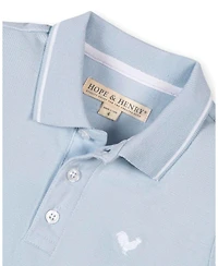 Hope and Henry Toddler Boys' Organic Short Sleeve Knit Pique Polo Shirt