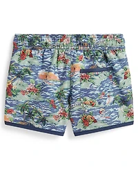 Polo Ralph Lauren Boys' 2-7 Tropical Print Swim Trunks