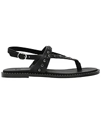 Frye and Co. Women's Bucky Studded Thong Round Toe Sandals