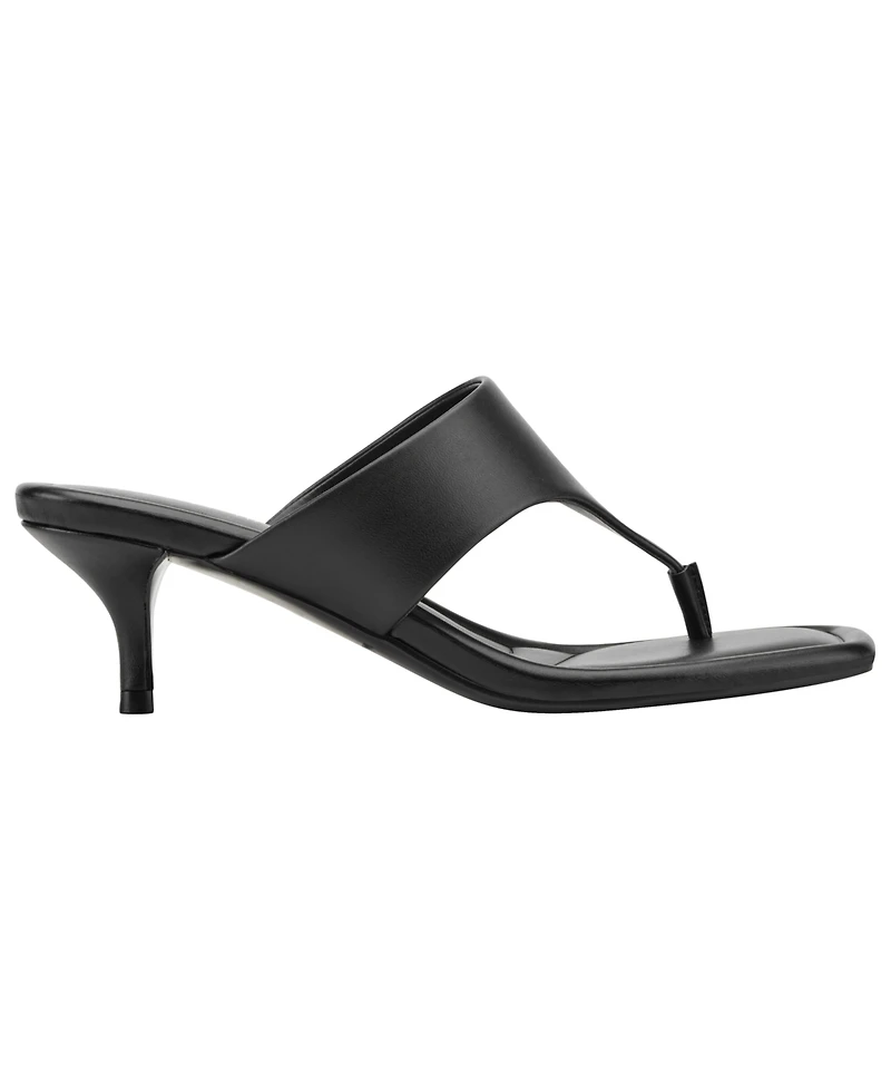 Marc Fisher Women's Yael Slip-On Square Toe Dress Sandals