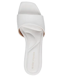 Marc Fisher Women's Gelso Slip-on Square Toe Dress Sandals