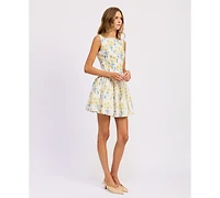 En Saison Women's Audrey Sleeveless Mini Dress