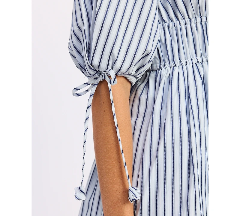 En Saison Women's Clara V-Neck Short-Sleeve Dress