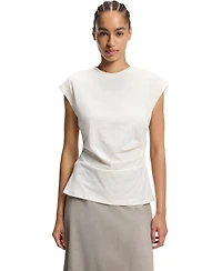 Boss by Hugo Women's Mercerized-Cotton Slim-Fit T-Shirt