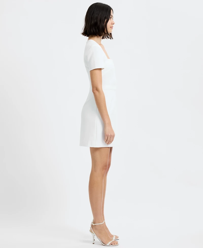 French Connection Women's Short-Sleeve Square Neck Mini Dress