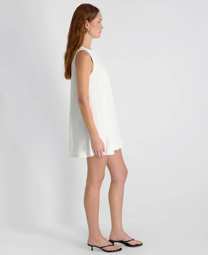 French Connection Women's Cooper Linen Sleeveless Mini Dress