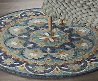 Lr Home Radiance Rdc-099 4' x 4' Round Area Rug