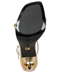 Donna Karan New York Women's Pryce Buckle Ankle-Strap Dress Sandals