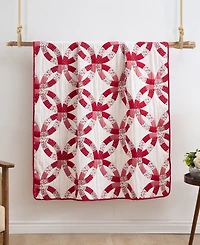 Greenland Home Fashions Wedding Ring Reversible Jacquard Woven Throw, 50" x 60"