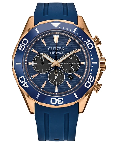 Citizen Men's Endeavor Chronograph Navy Strap Watch, 43mm